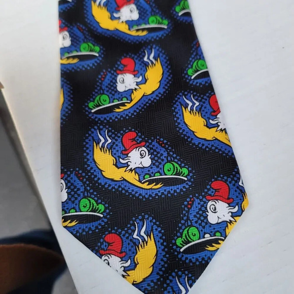 Mixed Characters Ties Lot Of 5 Five Vintage Dr Seuss Looney Tunes Mickey Mouse - Picture 11 of 11